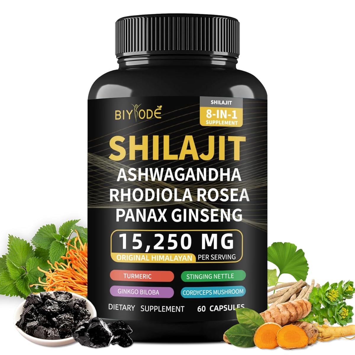 SHILAJIT 8-in-1 Supplement – Unlock Peak Vitality