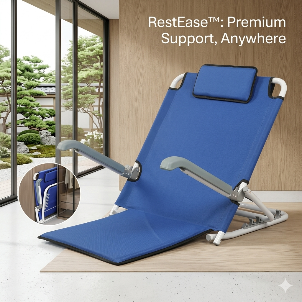 RestEase™ Premium Adjustable Bed Backrest